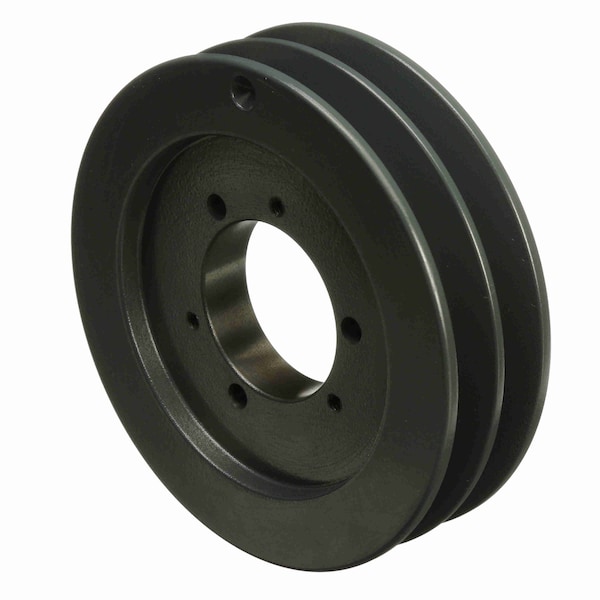 2 Groove Cast Iron Bushed Bore Multiple Sheave, 2B58SDS